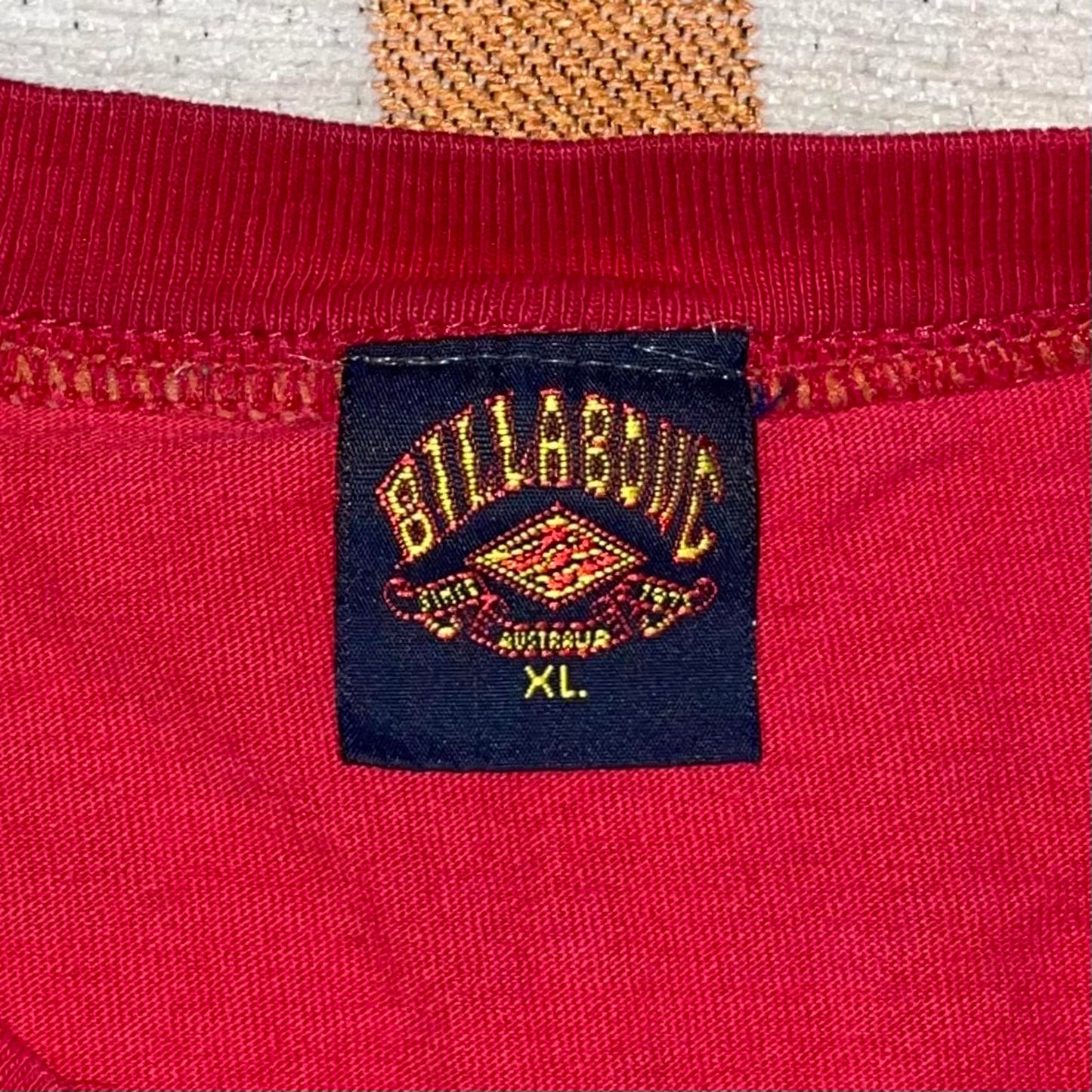 Billabong 90s Red Signature Graphic T-Shirt XL