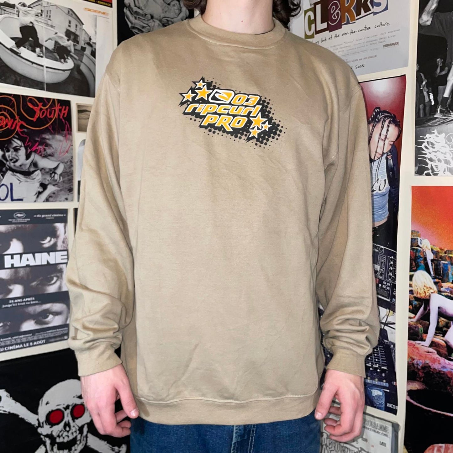 Rip Curl ‘03 Surf Promo Print Sweatshirt M