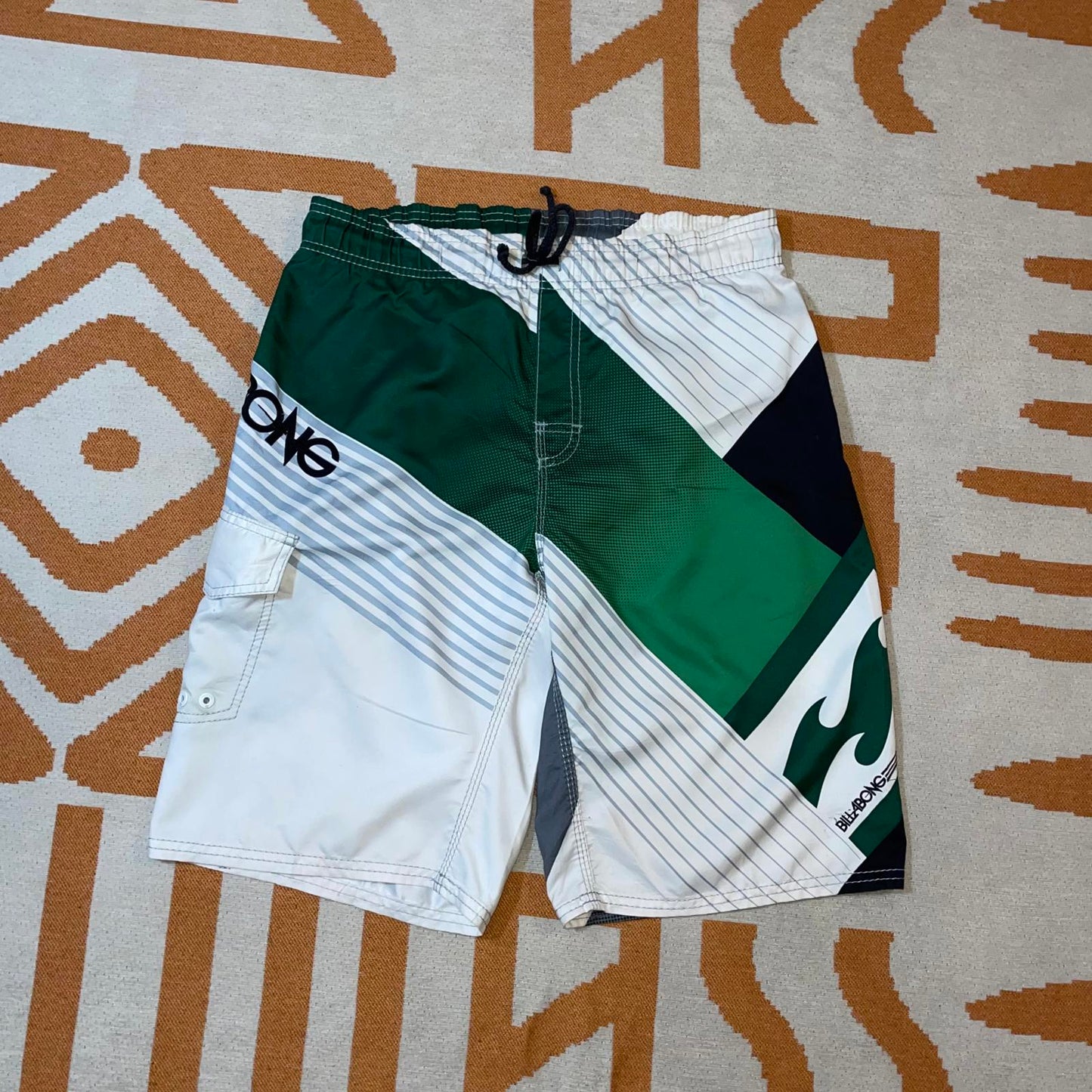 Billabong 00s Pattern Swim Shorts L