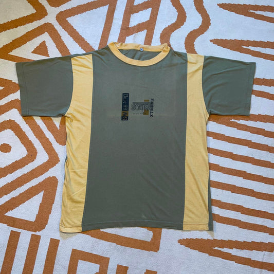 Strike 90s Panelled Graphic T-Shirt M
