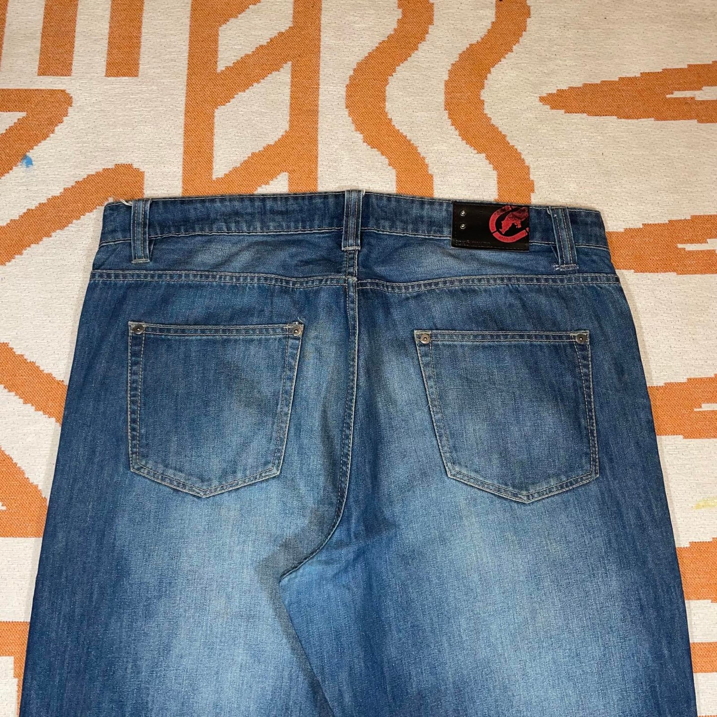 Ecko Unltd. 00s Baggy Blue Denim Jeans 40x34