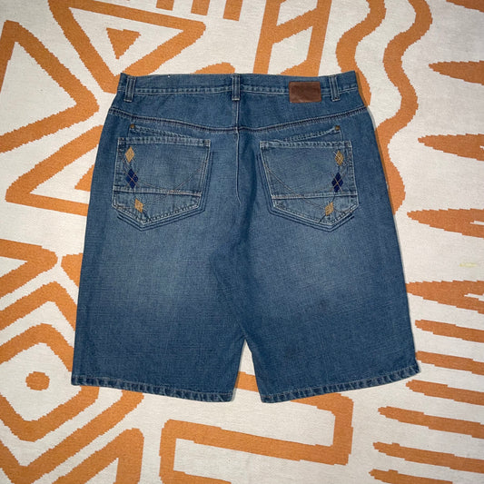 Phat Farm 00s Diamonds Jorts 38x13