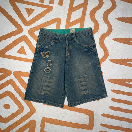 Sharks Surf 90s Embroidered Jorts 30x12