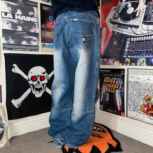 Brooklyn Xpress 00s Baggy Pocket Jeans 34x34