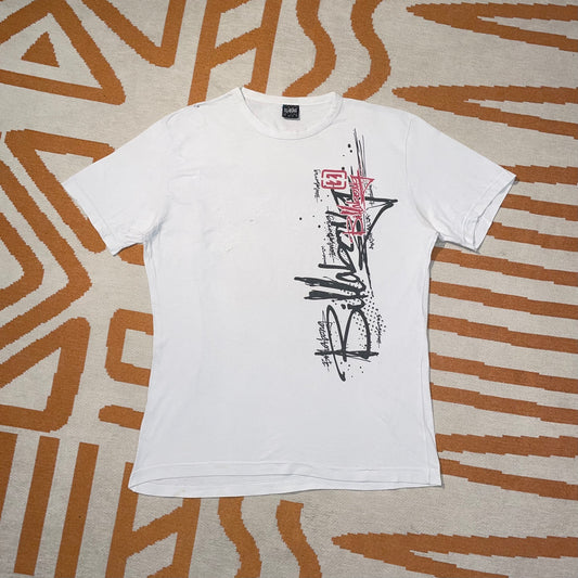 Billabong Surf 00s Printed White T-Shirt L