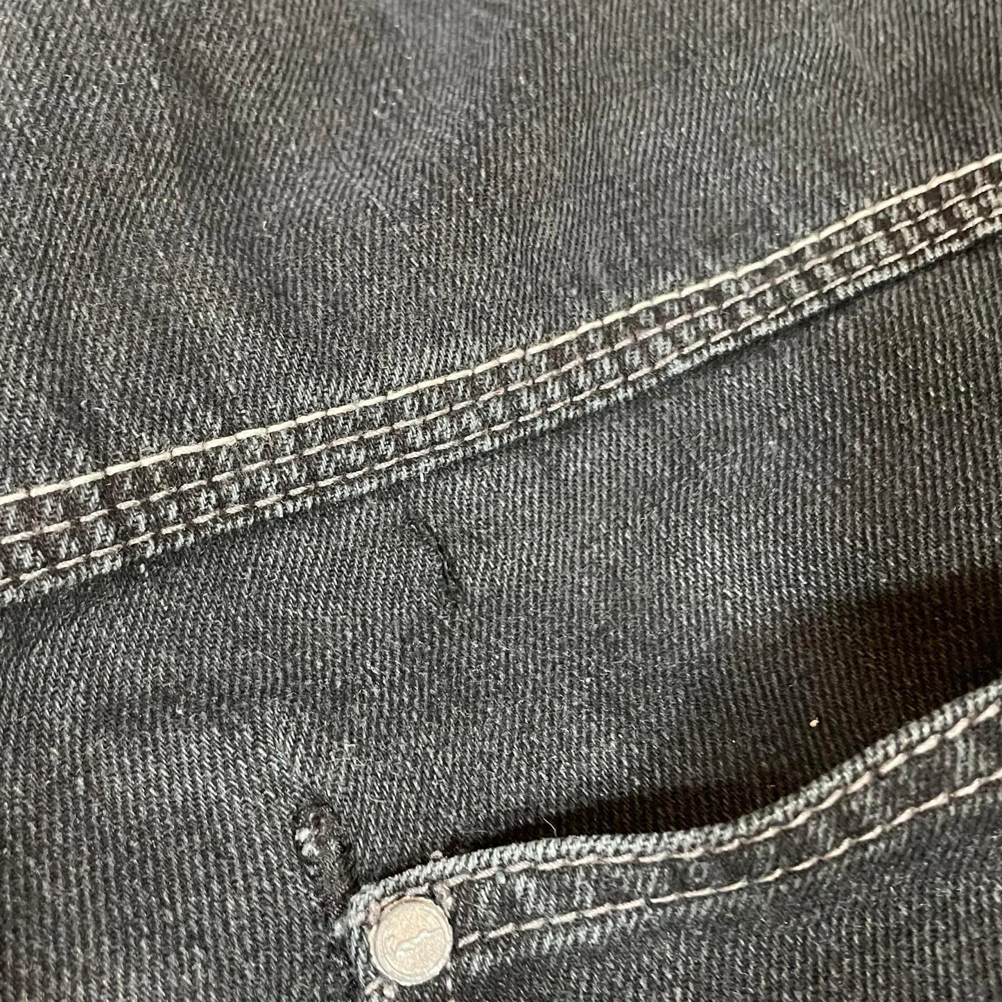 Karl Kani 90s NYC Printed/Studded Baggy Black Denim Jeans 34x34