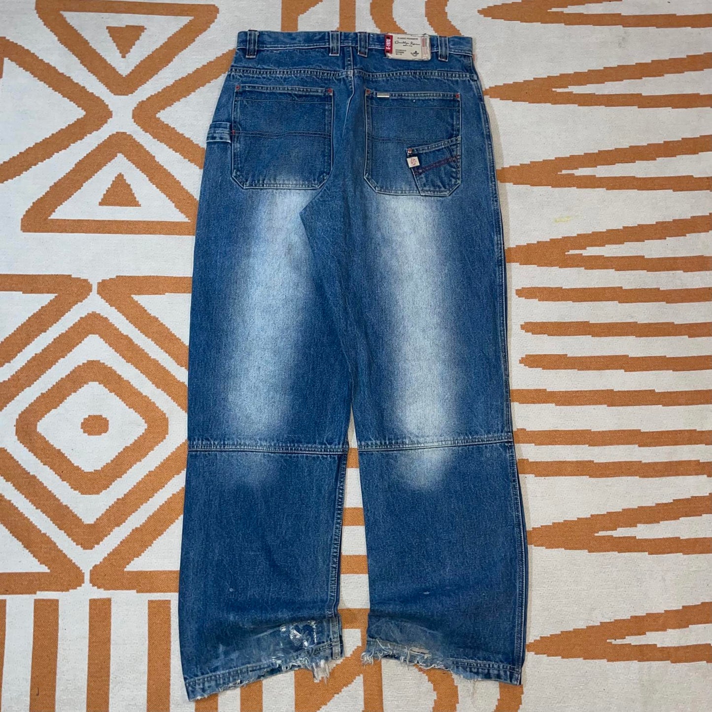 Brooklyn Xpress 00s Baggy Pocket Jeans 34x34