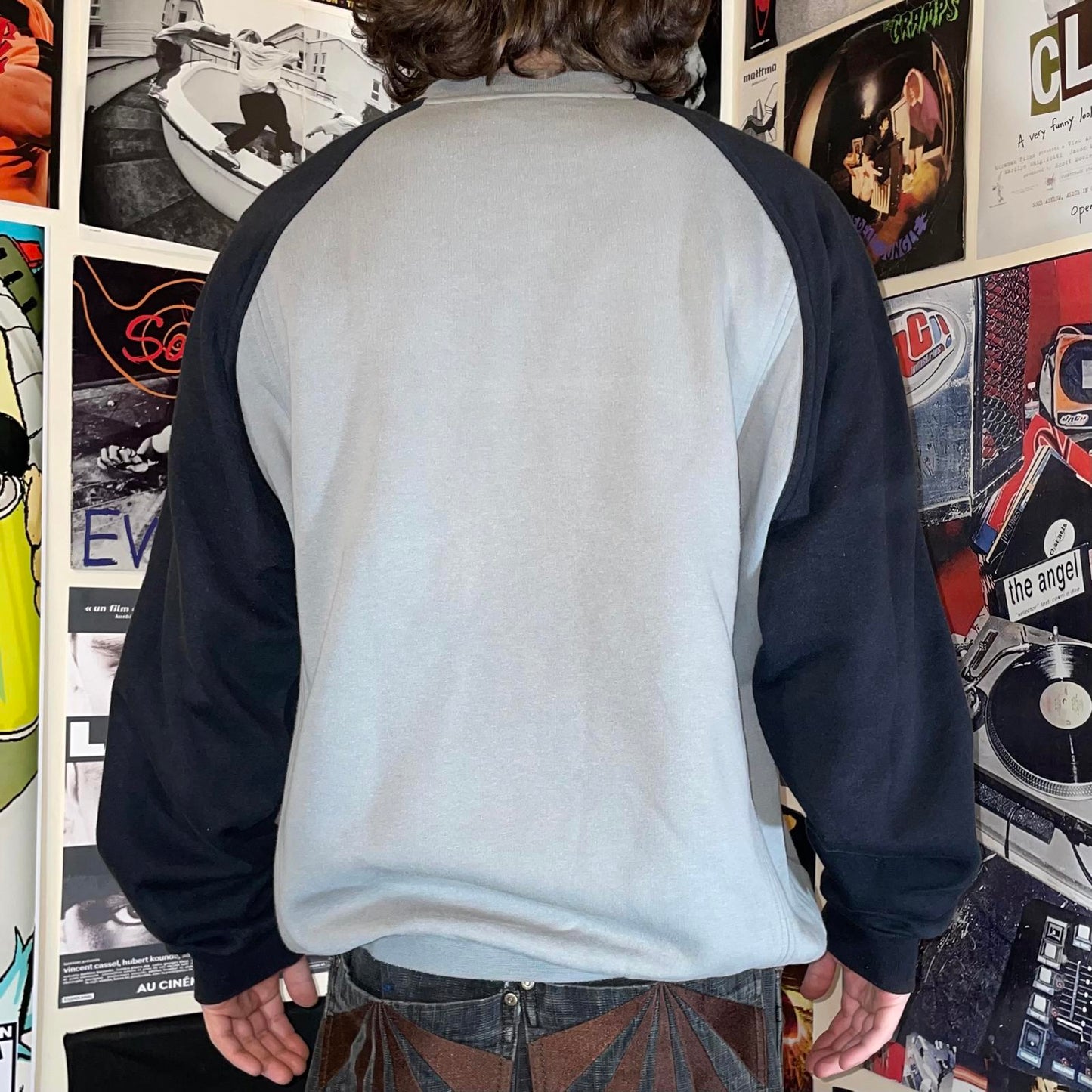 Adidas 00s Panelled Embroidered Sweatshirt L