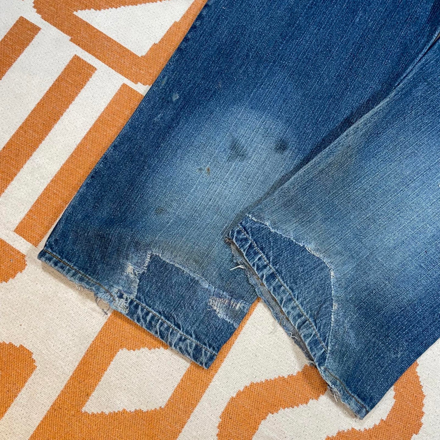 Rocawear 00s Embroidered Baggy Blue Denim Jeans 38x34