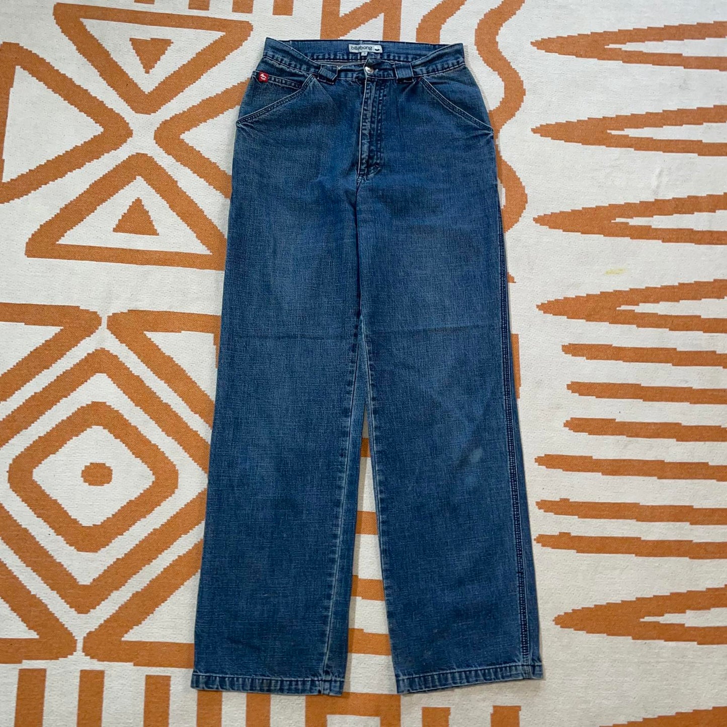 Billabong 00s Embroidered Surf Jeans 27x30