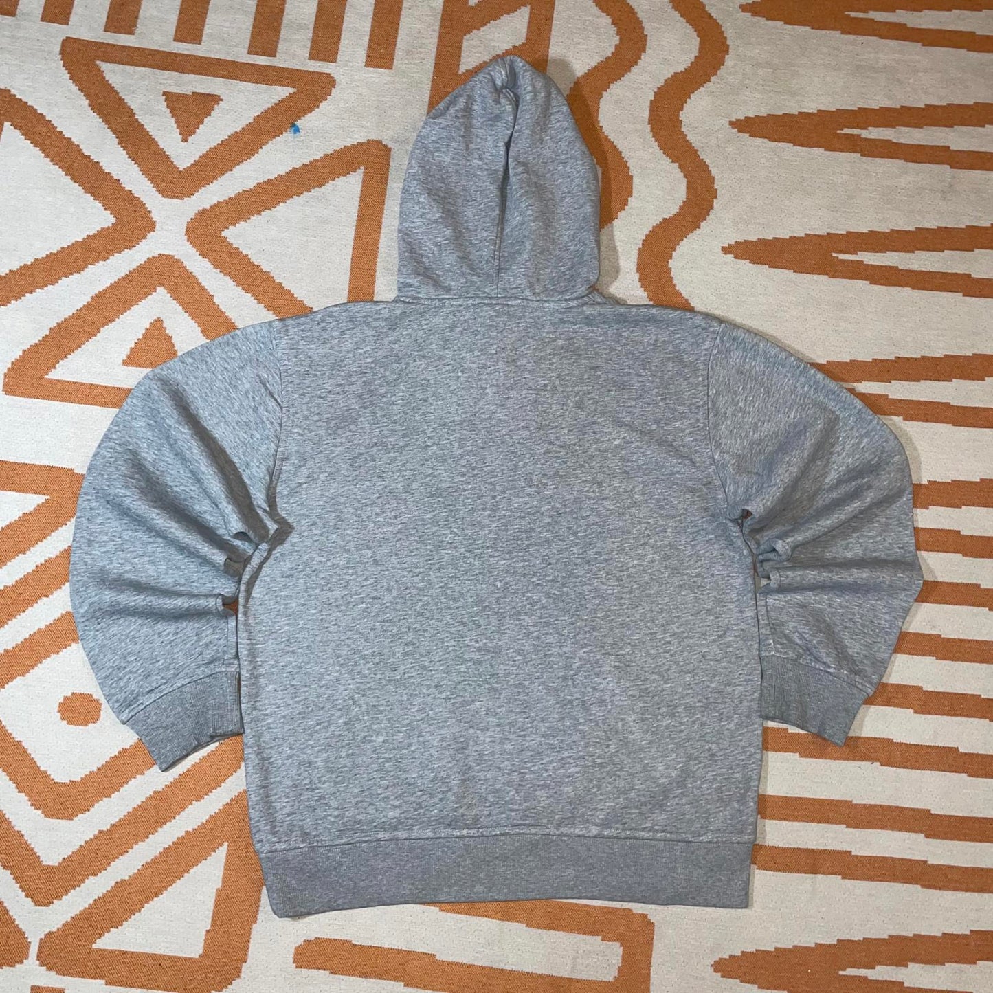 Quiksilver 00s Grey Logo Print Hoodie XL