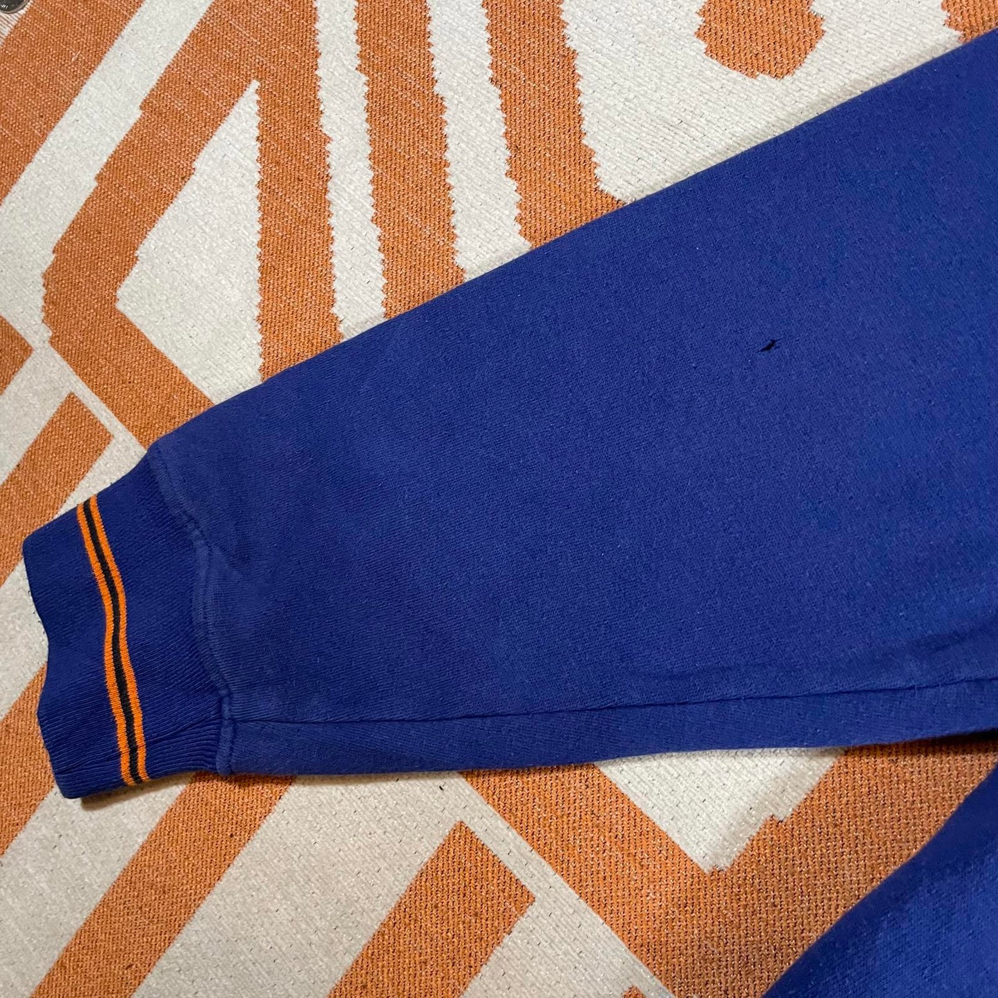 Adidas 90s Varsity Blue Sweatshirt M