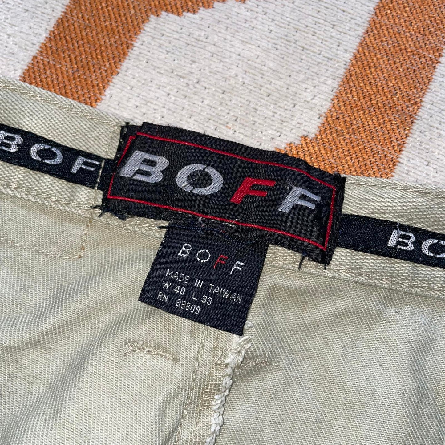 Boff 00s Embroidered Baggy Jeans 40x34
