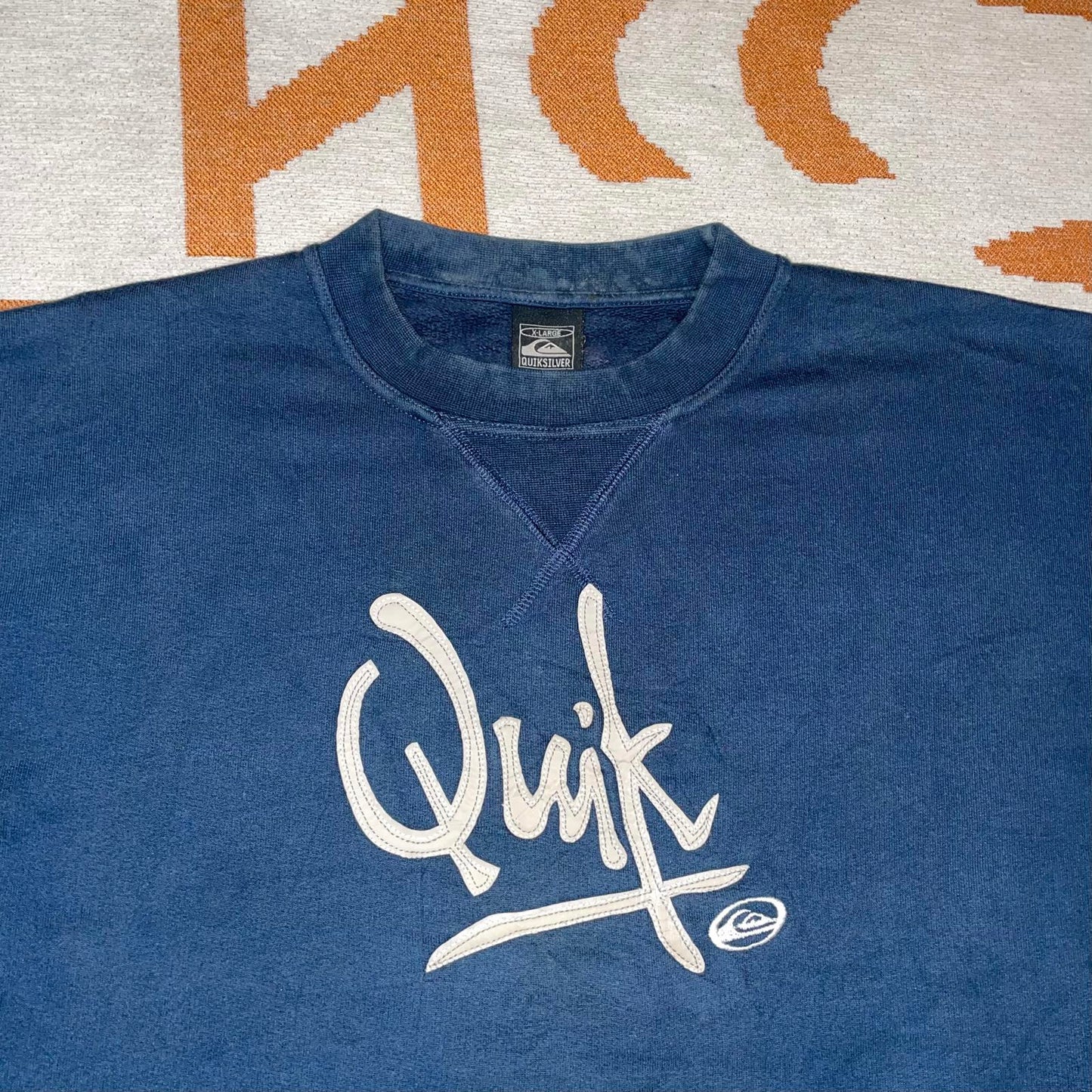 Quiksilver 90s Embroidered Surf Sweatshirt XL