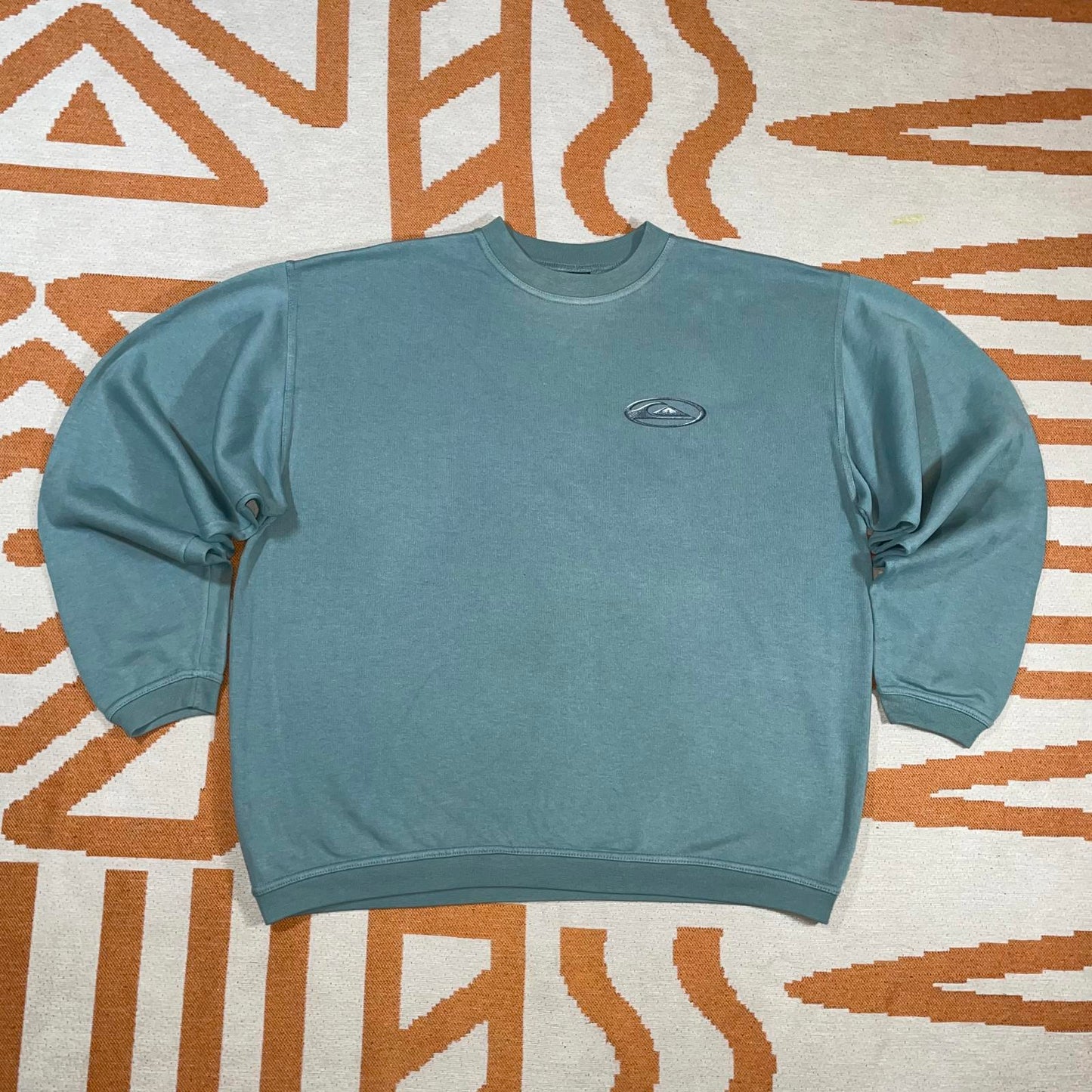 Quiksilver 90s Print Wave Sweatshirt 16/M