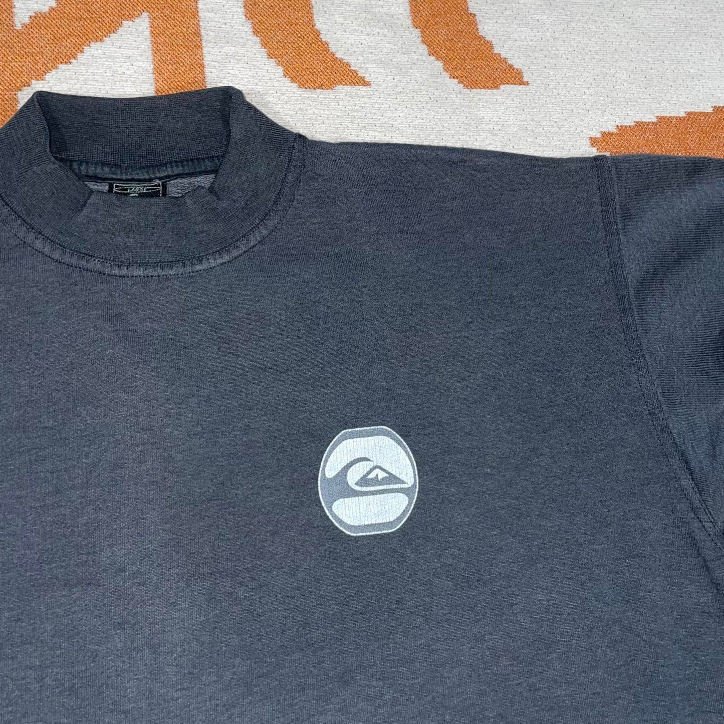 Quiksilver 90s Surf/Snow Print Sweatshirt L