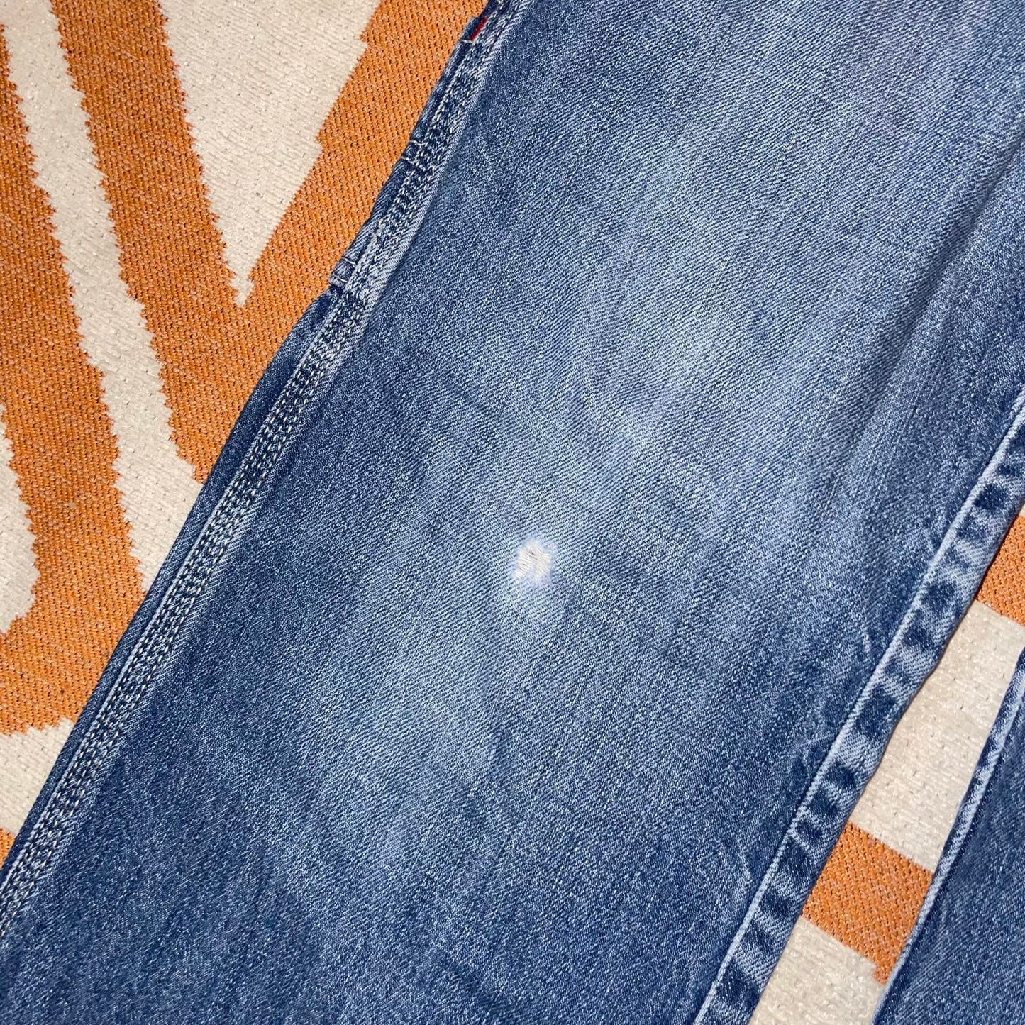 Quiksilver 00s Embroidered Loose Jeans 28x28