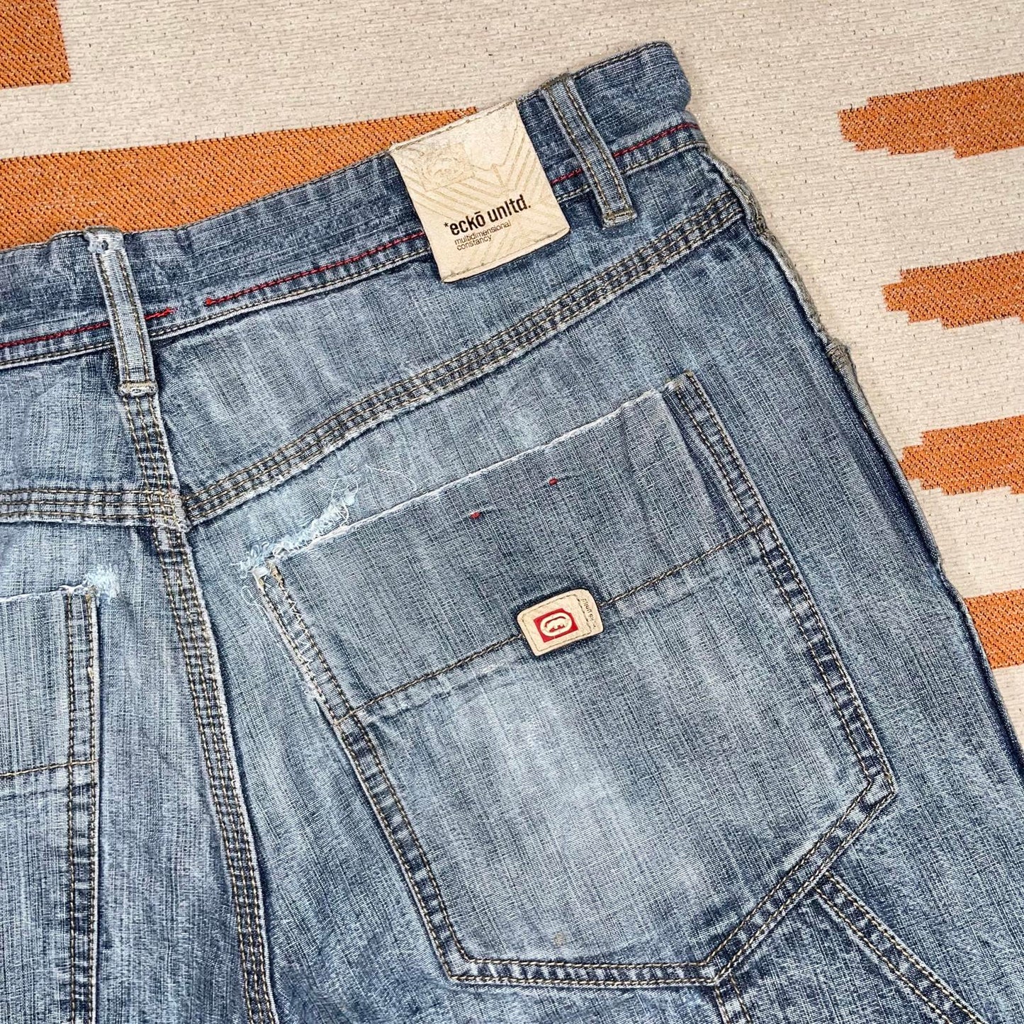 Ecko Unltd. 00s Rhino Blue Denim Jeans 33x32