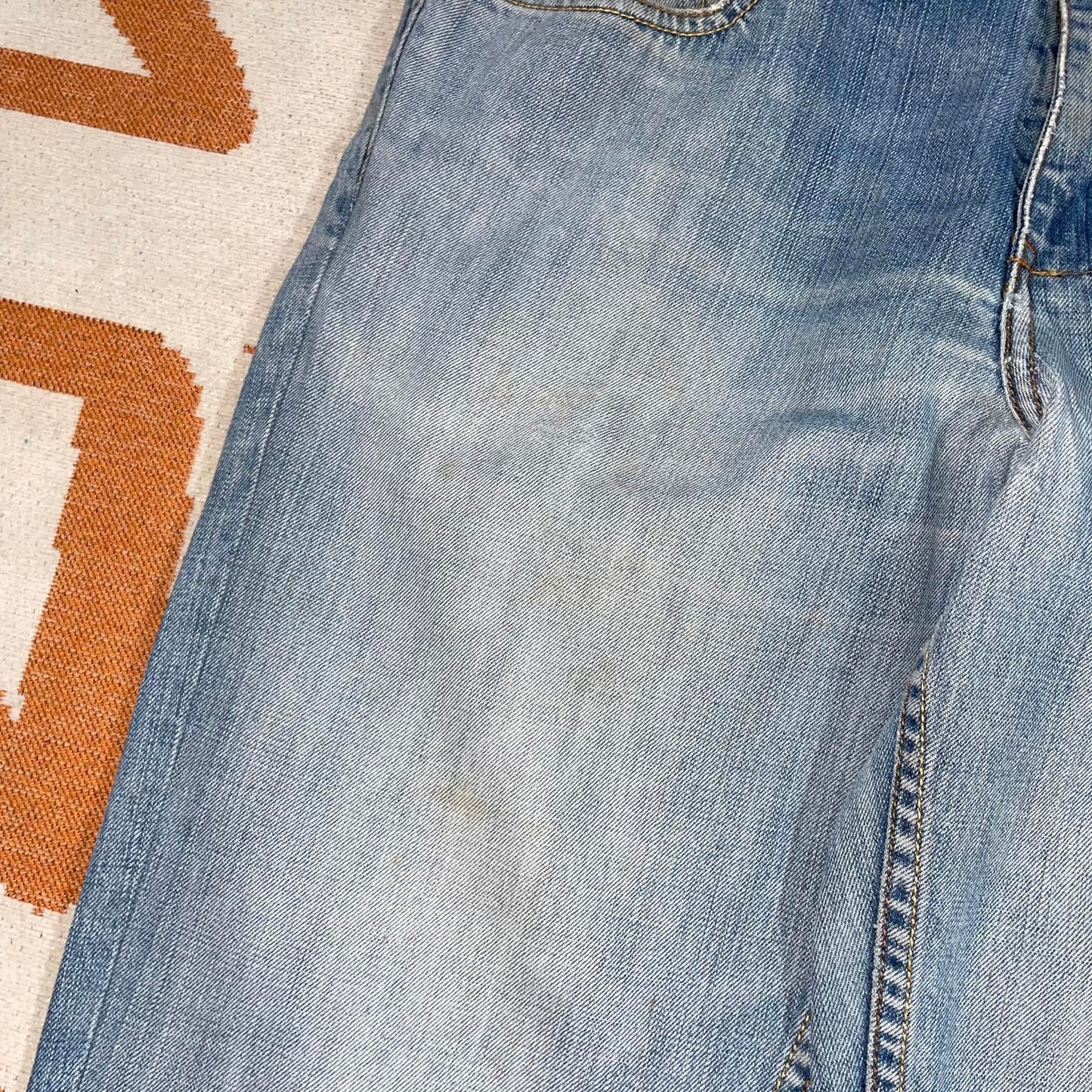 Quiksilver 00s Blue Denim Surf Jeans 31x33