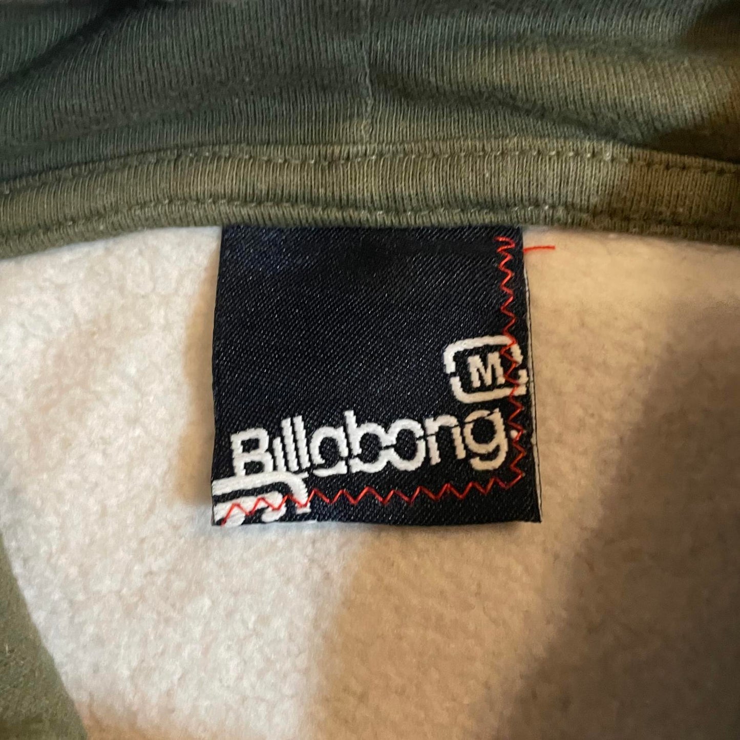 Billabong 90s Embroidered Spell-out Hoodie M