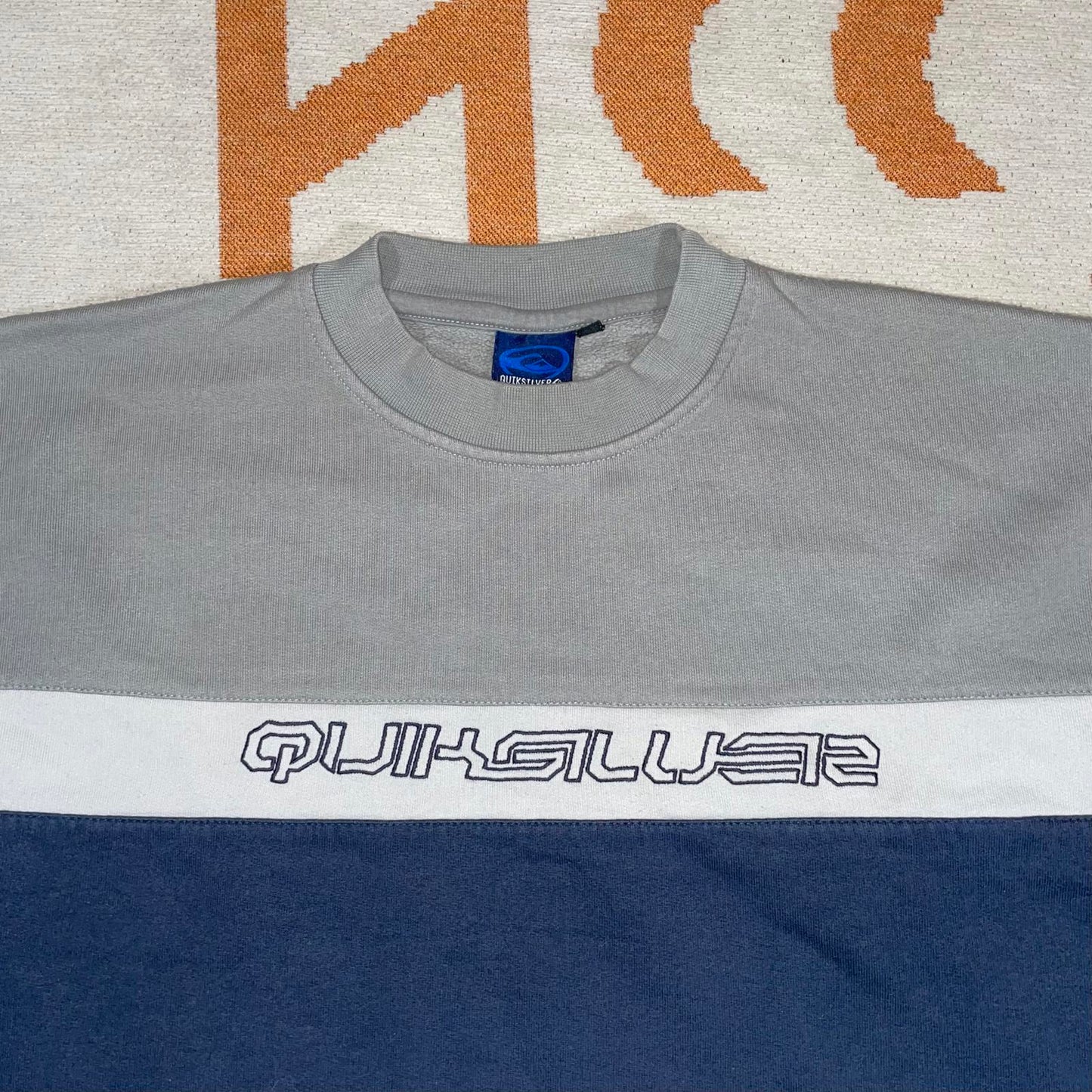 Quiksilver 90s Panelled Embroidered Sweatshirt L