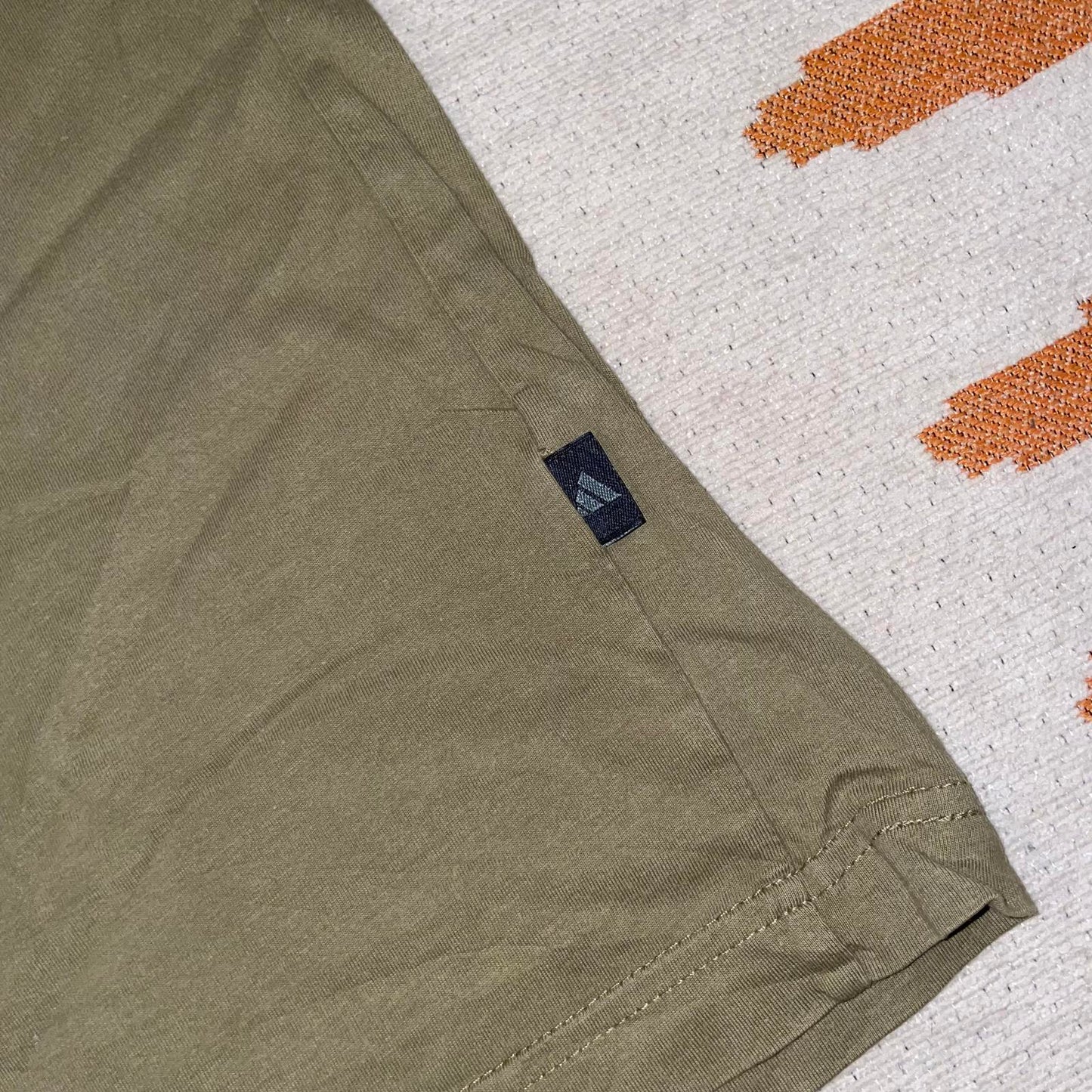 Adidas 90s Khaki Print T-Shirt L