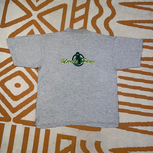 Uncle Sam 90s Embroidered Graphic T-Shirt L