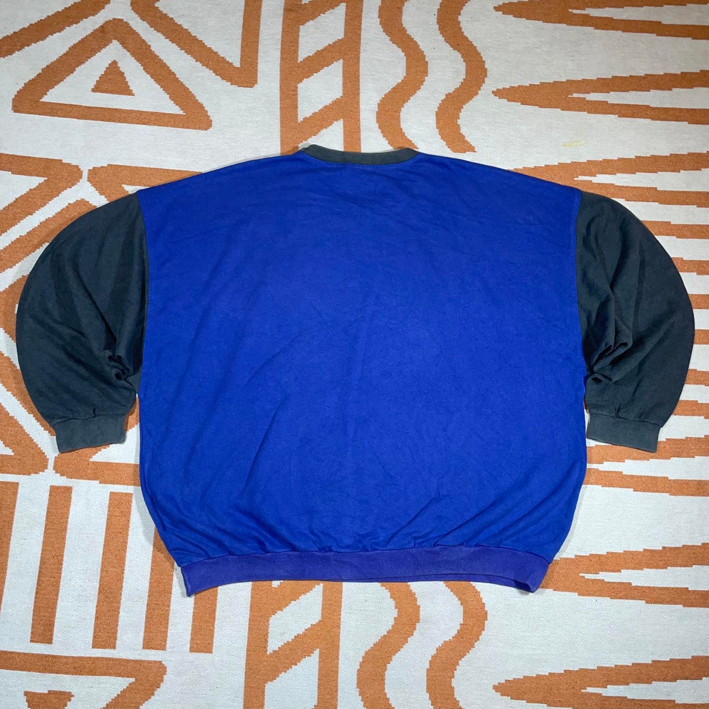 Adidas ‘92 Olympic Sport Print Blue Sweatshirt XXL.