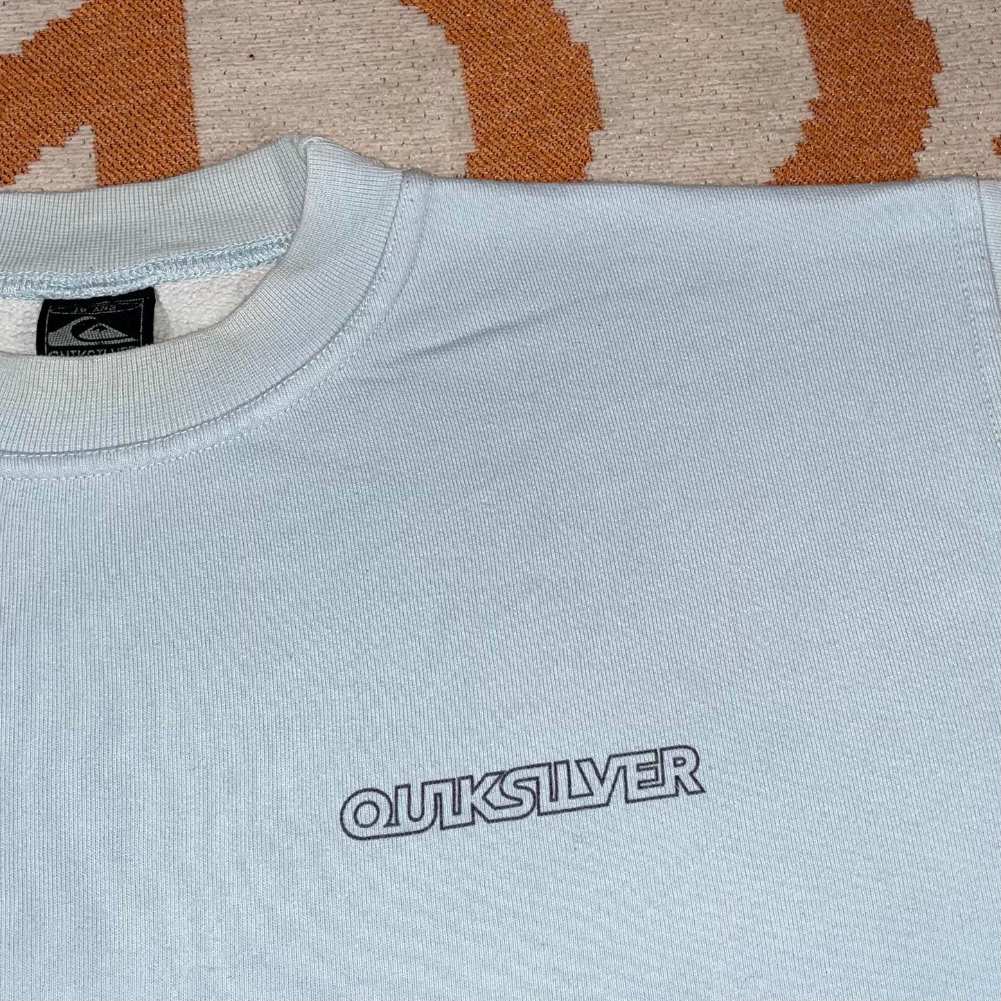Quiksilver 90s Surf Print Sweatshirt 16/M