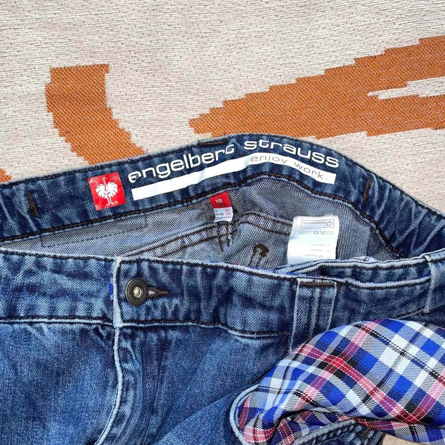 Englebert Strauss 00s Workwear Jeans 36x34