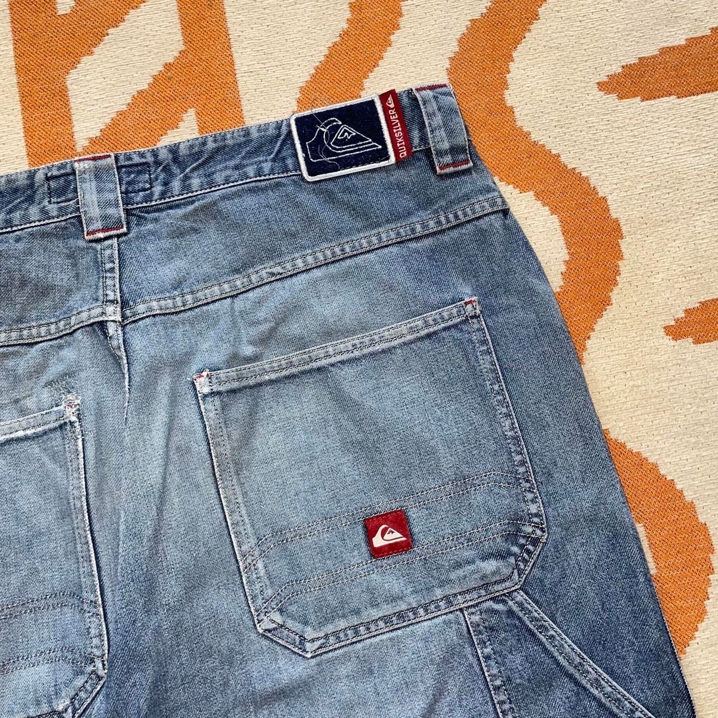 Quiksilver 00s Baggy Surf Jeans 36x32
