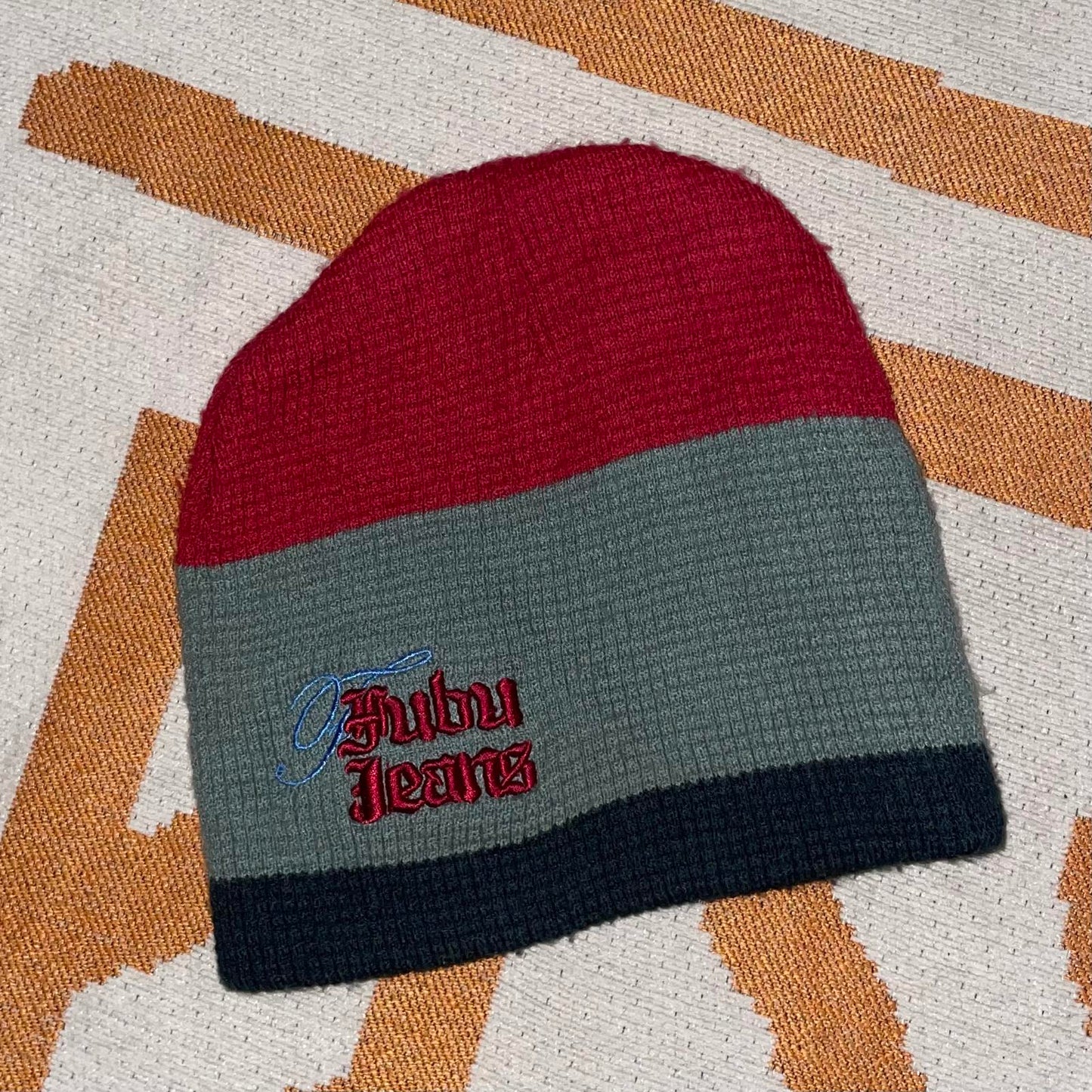Fubu 90s Embroidered Chunky Beanie