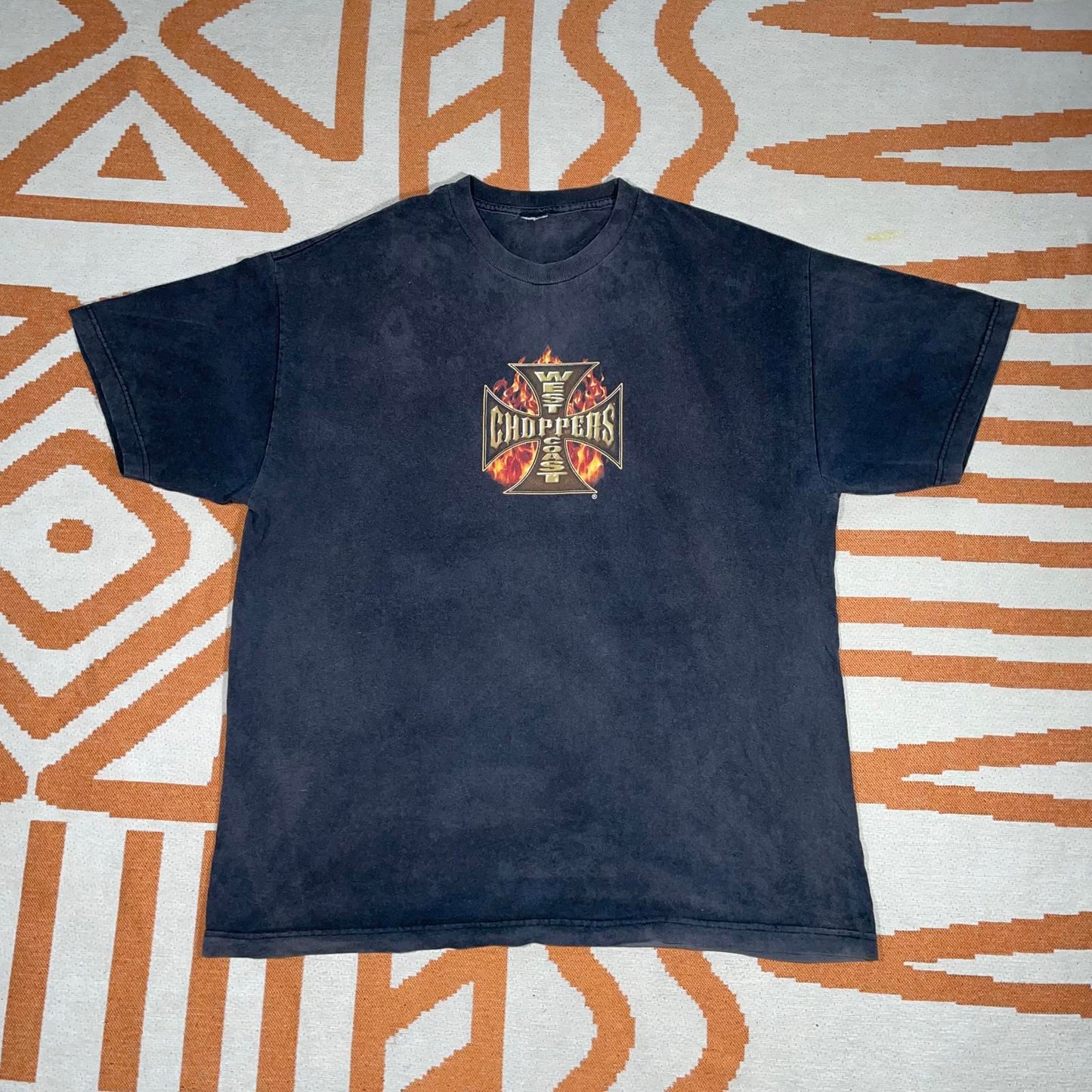 West County Choppers 90s Long Beach Biker Graphic T-Shirt XL