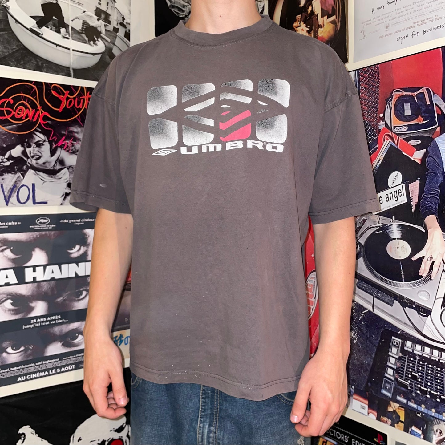 Umbro 00s Print Diamond Graphic T-Shirt XL