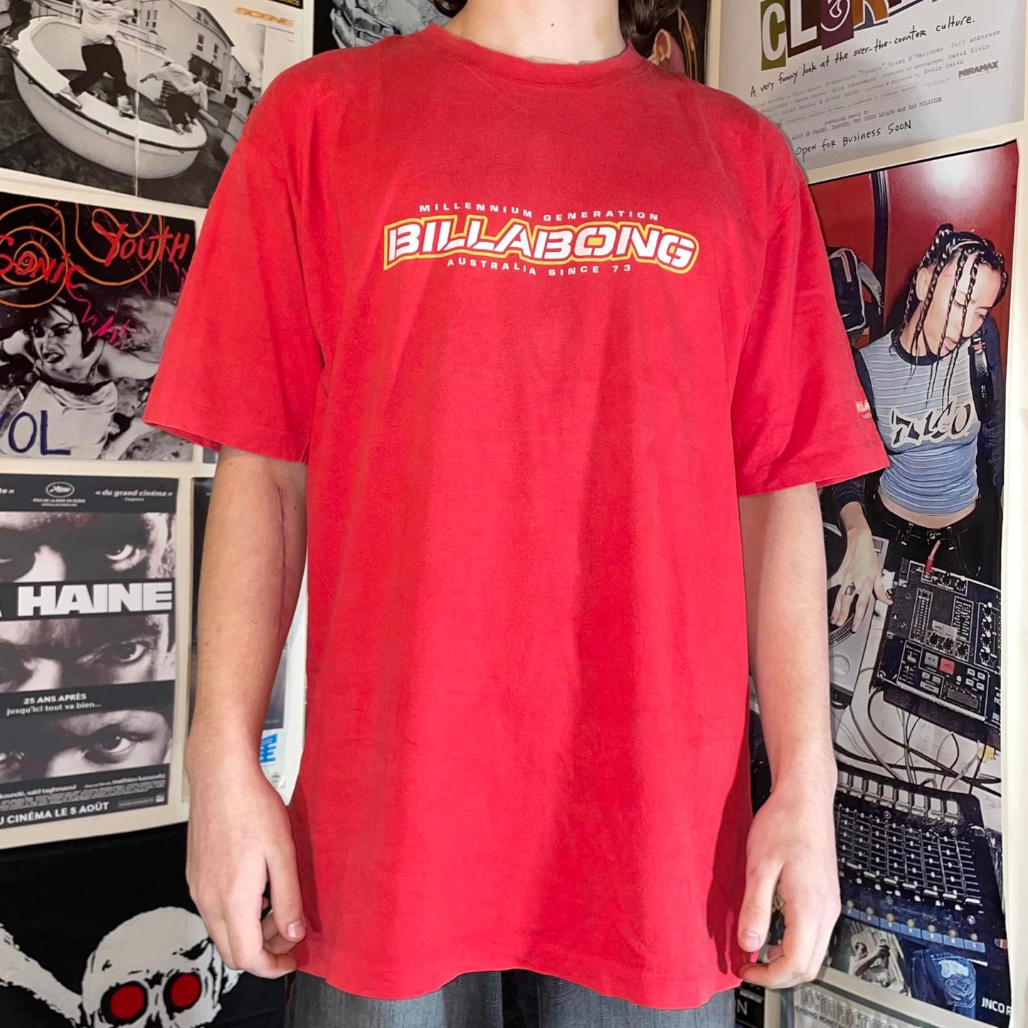 Billabong 90s Millennium Graphic T-Shirt L