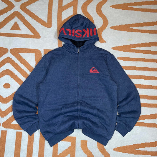 Quiksilver 10s Surf Print Zip Hoodie XL/16