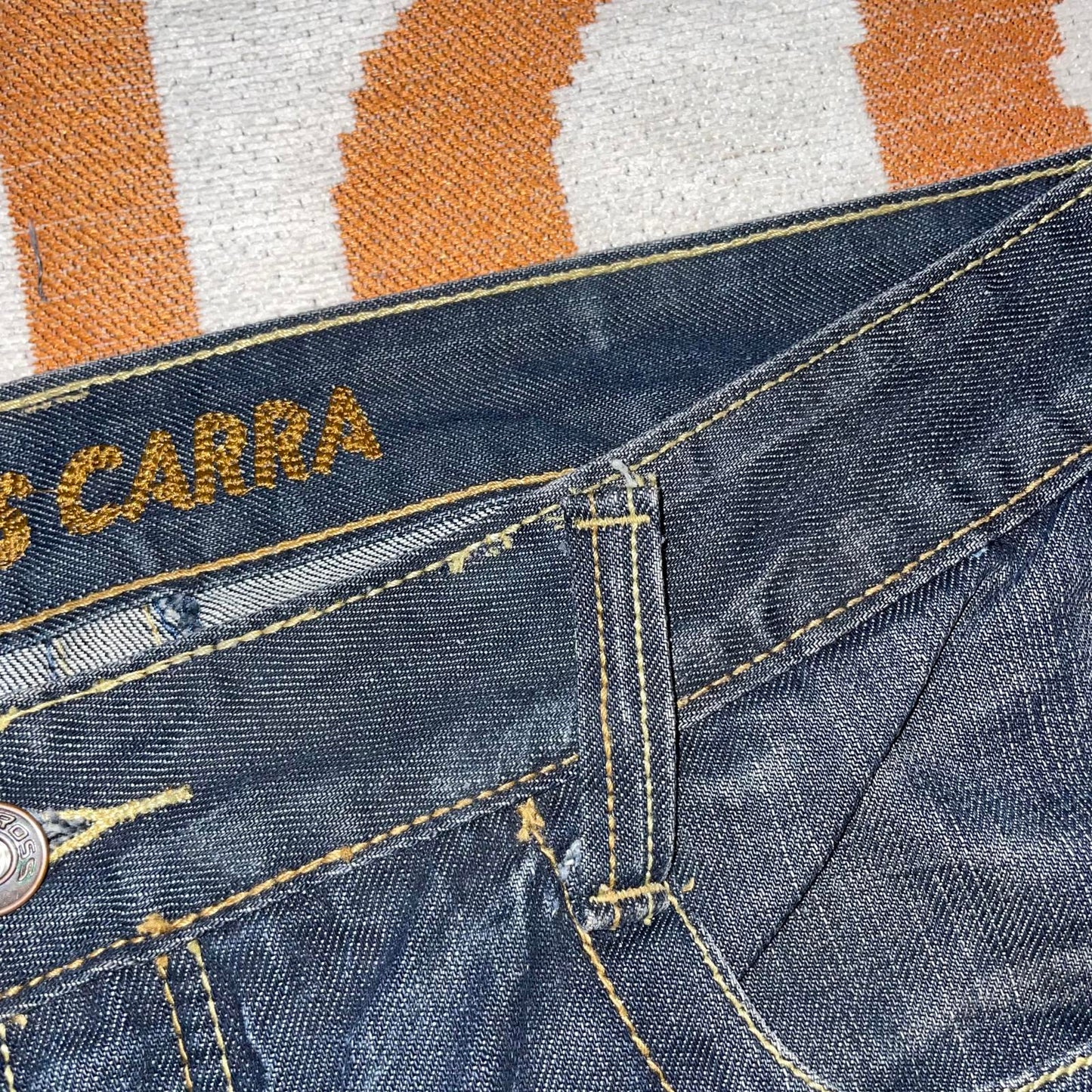 Ross Carra 90s Embroidered Owl Jeans 36x30