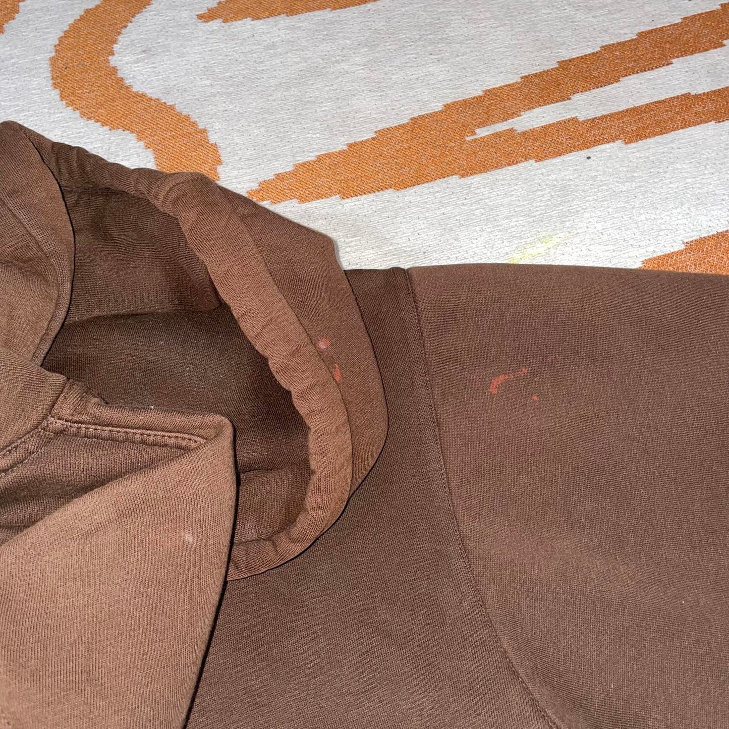 Billabong 90s Embroidered Brown Surf Hoodie L