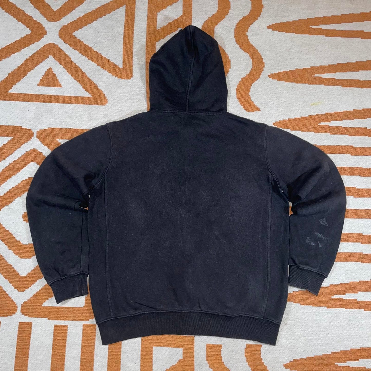 Element 00s Embroidered Tree Black Zip Hoodie M