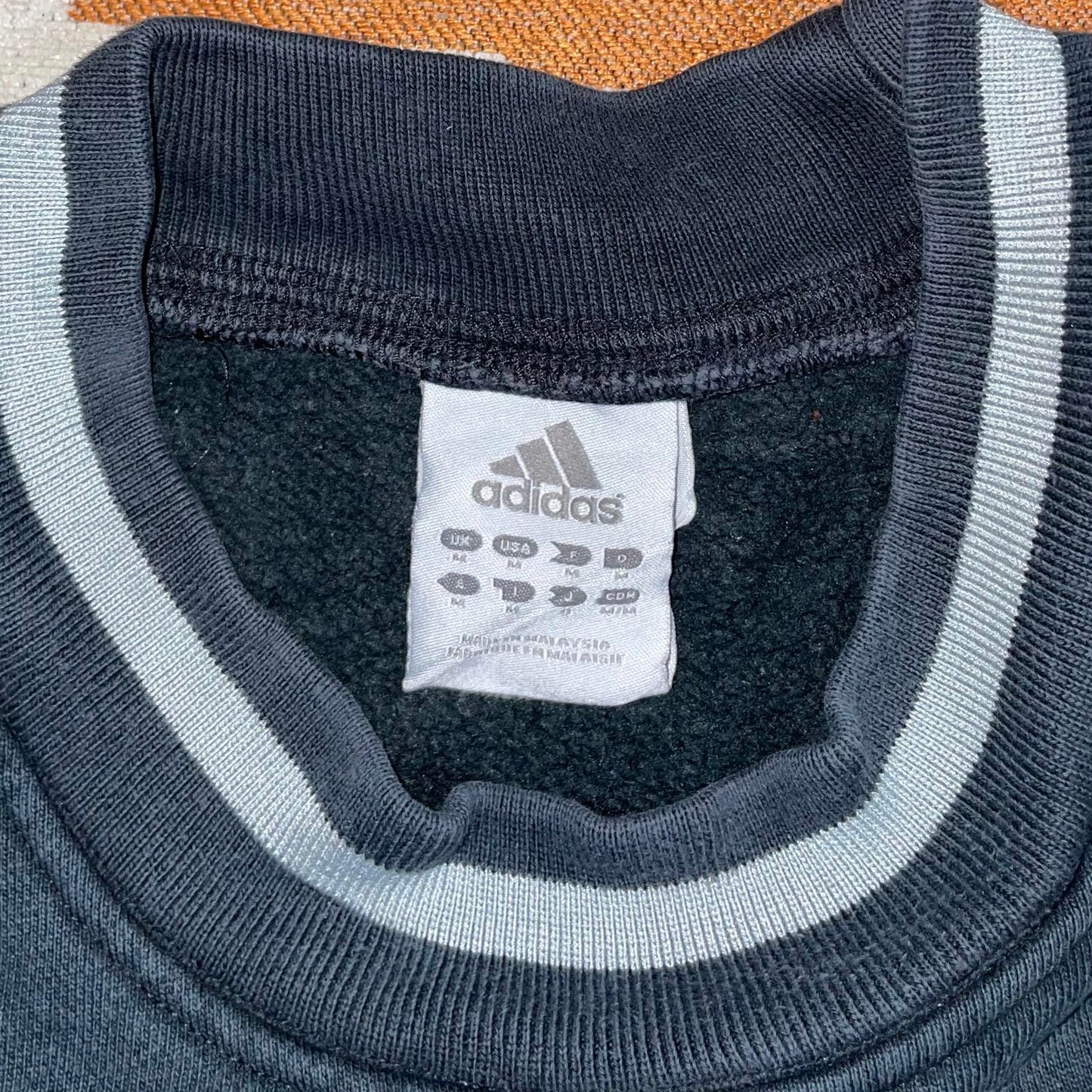 Adidas 00s Embroidered Stripes Racing Sweatshirt M