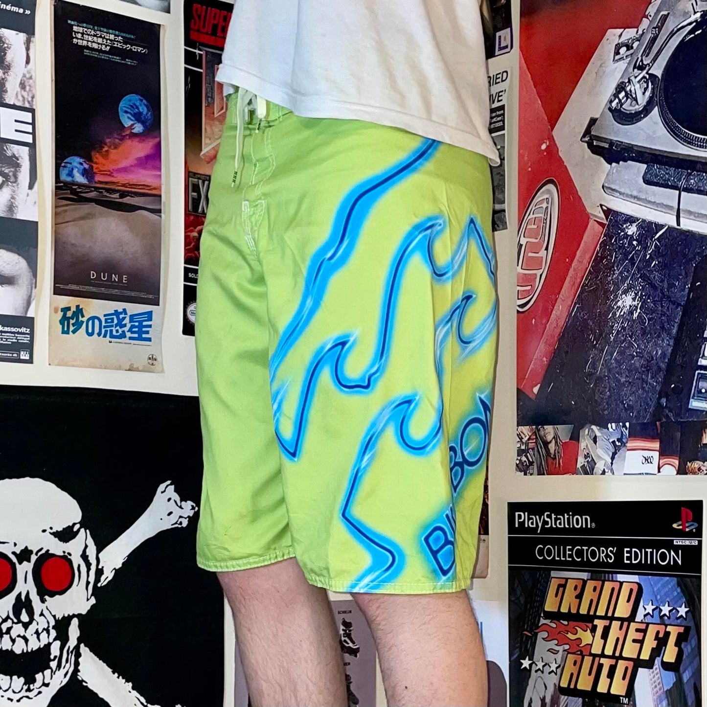 Billabong 00s Pattern Board Shorts S