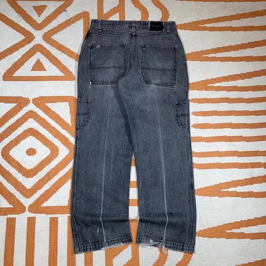 Sean John 00s Baggy Grey Denim Jeans 34x32