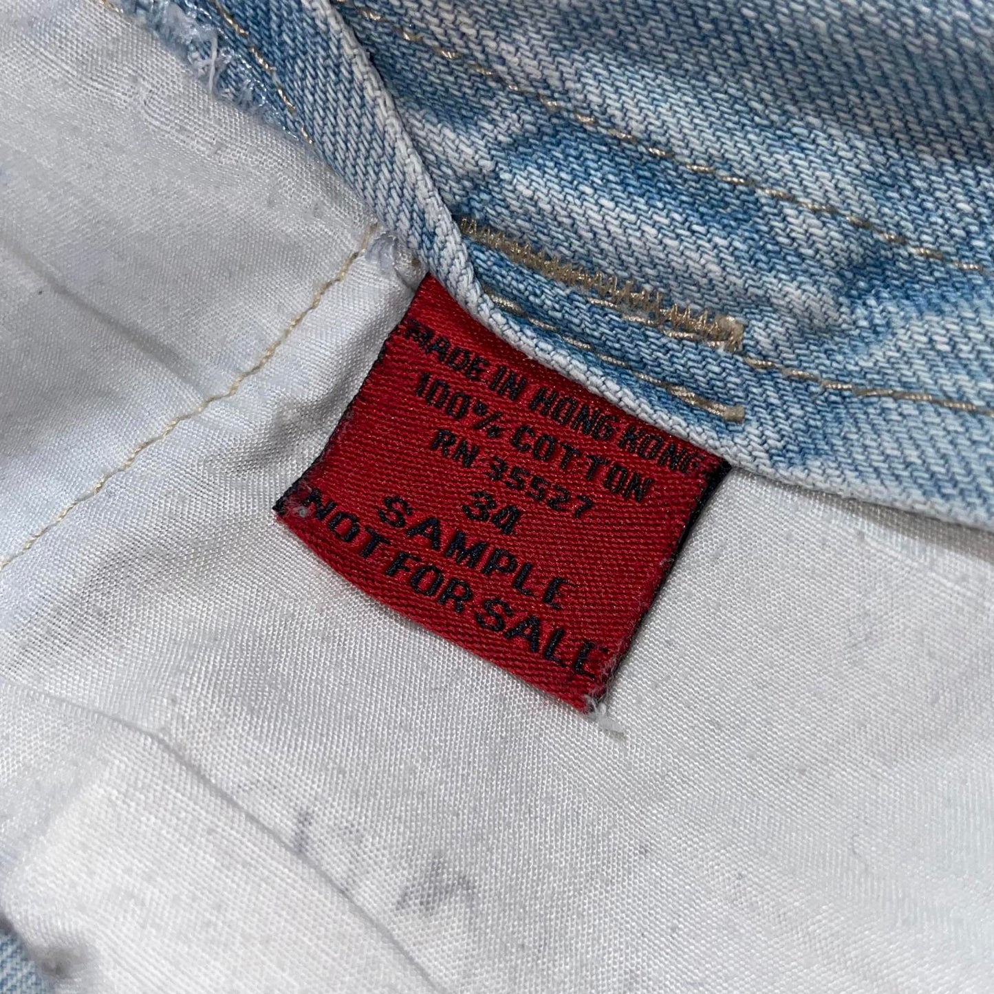 Marithè + Francois Girbaud 00s Velcro Cargo Baggy Denim Jeans 34x32