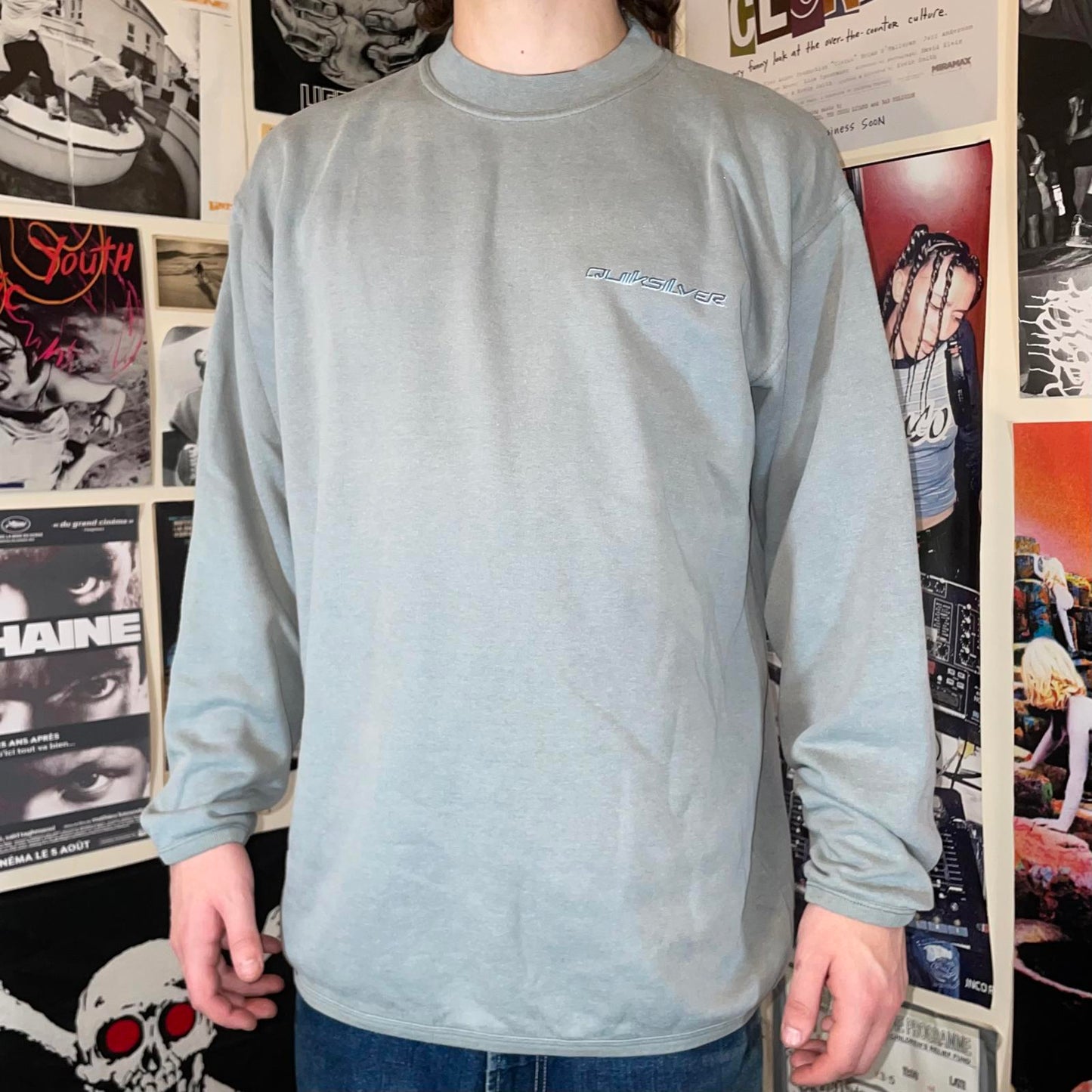 Quiksilver 90s Big Q Print Sweatshirt L