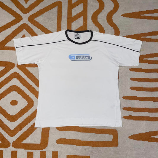 Adidas 00s Printed Ringer T-Shirt M