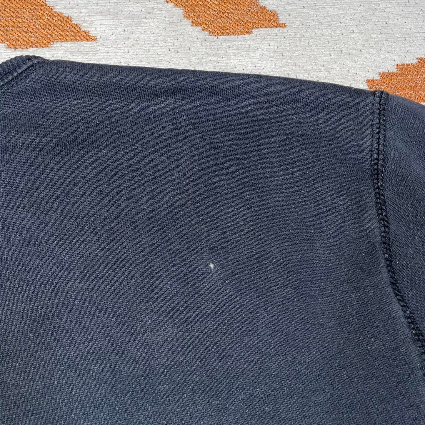 Quiksilver 00s Graphic Beach Black Sweatshirt L