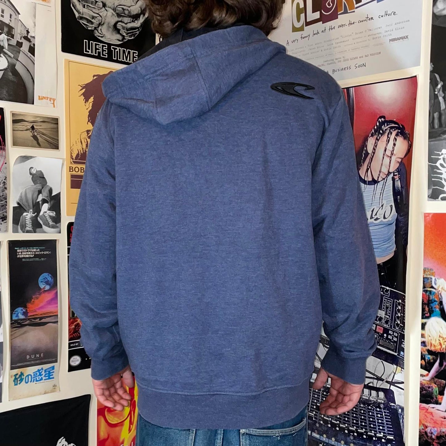 O’Neill 00s Embroidered Zip Surf Hoodie XL