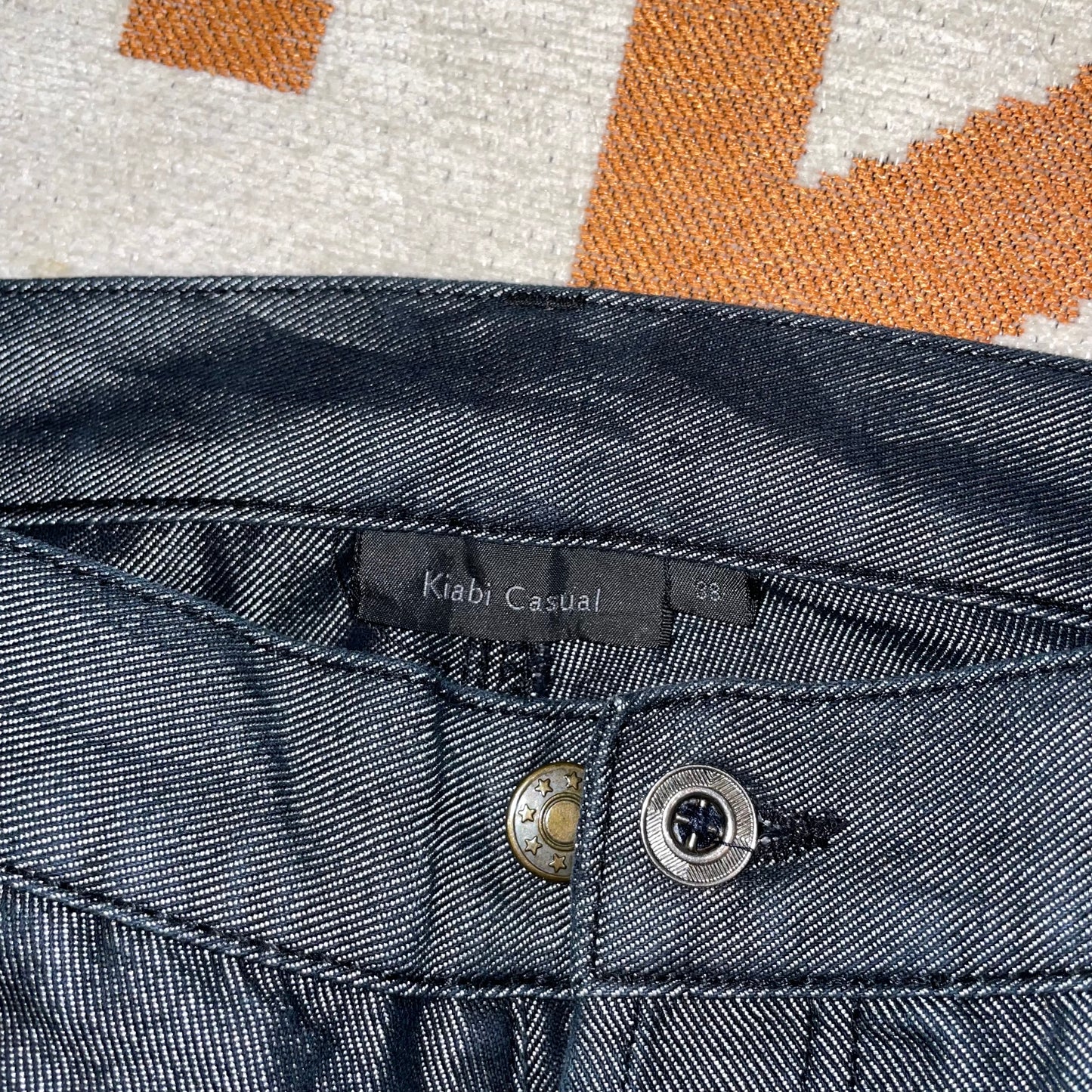 Kiabi Casual 00s Silver Embroidered Jeans