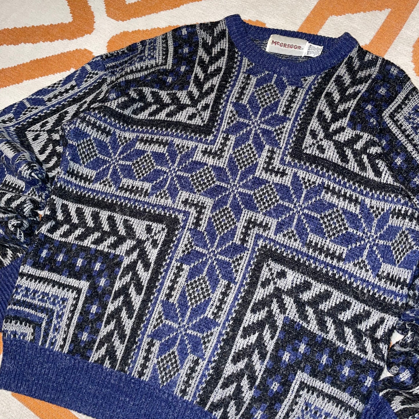 McGregor 90s Patterned Knit Jumper