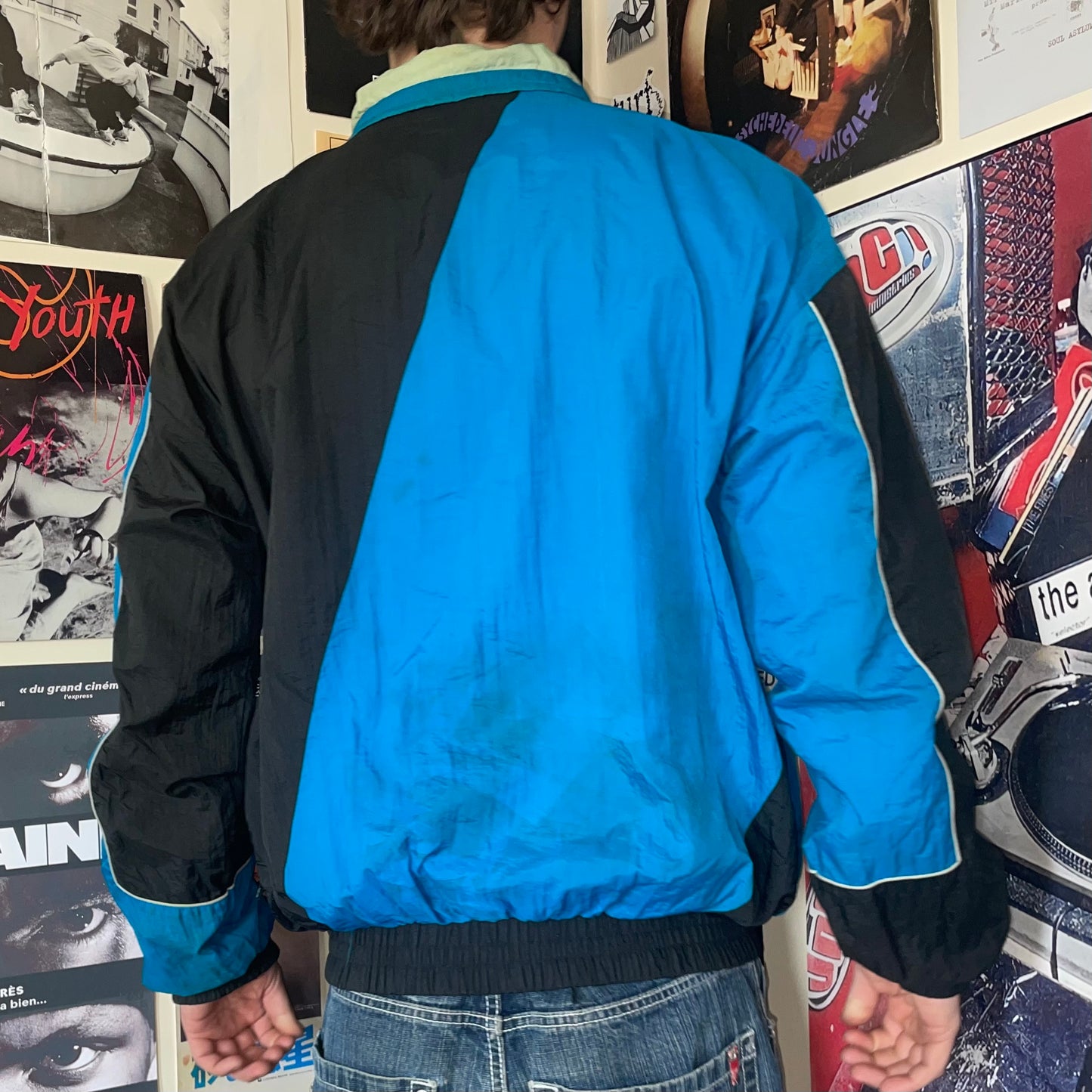 ClubRun 90s Patterned Windbreaker